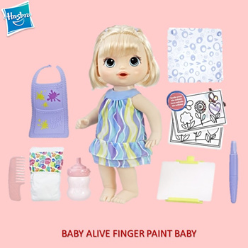 Baby alive cheap finger paint baby