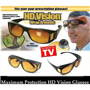 Amazon.com: Dollger Night Driving Glasses Anti Glare Polarized HD Night Vision  Glasses Wrap Around Prescription Eyeglass : Clothing, Shoes & Jewelry