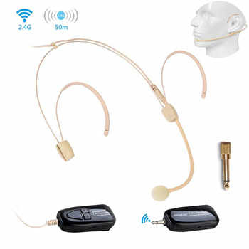 Qoo10 Headset Wireless Microphone XIAOKOA 2.4G Wireless Headset