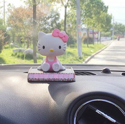 Hello Kitty Cat Hello Kitty Shook His Head Doll Car Ornaments Automotive Supplies Interior Car Rhine