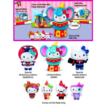 hello kitty circus plush