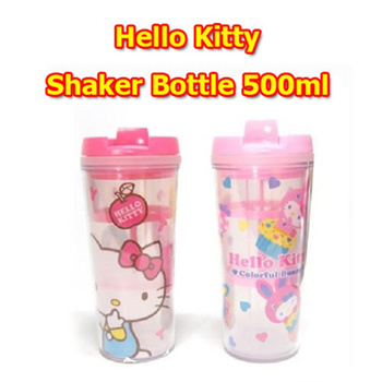 Hello Cat Shaker Bottle, Kitty Blender Bottle, Kawaii Kitty, Shaker Bottle, Blender  Bottle, Fitness Bottle, HK, Pink Kitty, Hello Kawaii -  Hong Kong