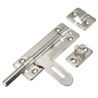 High Quality 6 Inches Stainless Steel Door Bolt Lock Latch Slide Barrel Bolt Clasp Set Long For Lock