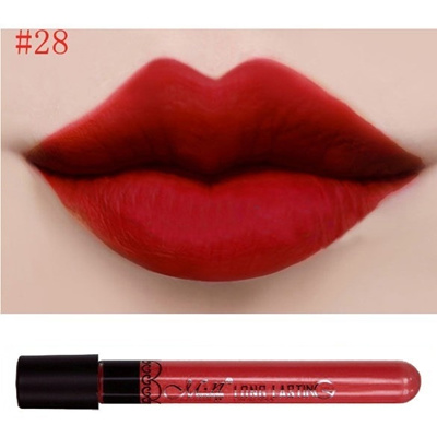 High Quality Moisture Matte Color Waterproof Lipstick Long Lasting Nude Lip Stick Lipgloss Red Color Vitality Cerise Star 28