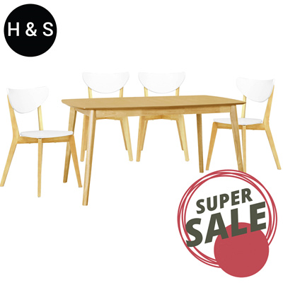 Qoo10 High Quality Solid Wood Dining Set Dining Table Dining