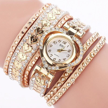 Qoo10 - High Quality Women Bracelet Watches Luxury Ladies Leather