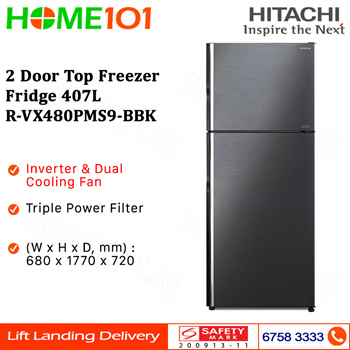 hitachi 407l fridge