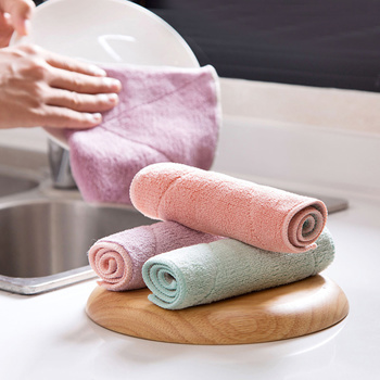 Kitchen Rags Daily Rag TowelDish Kitchen Cloth Dish OilCleaning Non-Stick ClothKitchen Cleaning Supplies