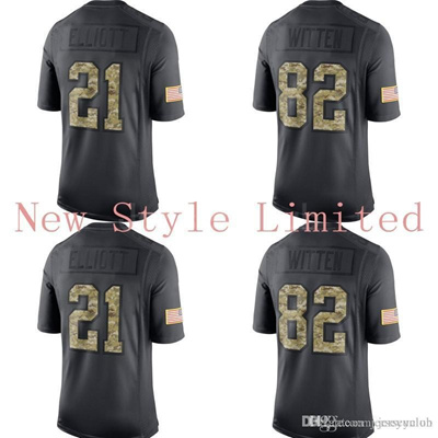 Men's Nike Dak Prescott Black Dallas Cowboys 2020 Salute To