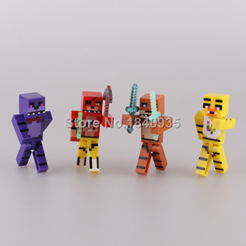 4pcs/set FNAF At Five Nights Security Breach Action Figures Bonnie