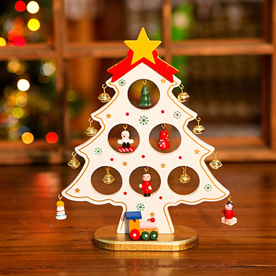 Qoo10 Hot Sale Christmas Ornament Wooden Christmas Tree