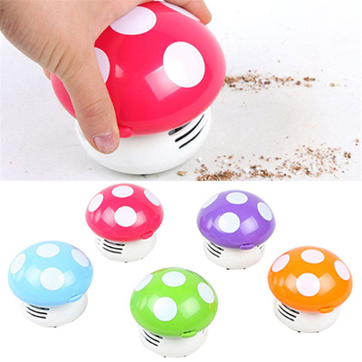 Qoo10 Hot Sale Mini Vacuum Cleaner 6 Colors Cute Mini Mushroom