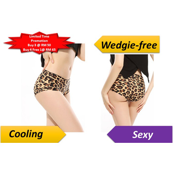Hot Selling 3RM 50 - Sexy Leopard Wedgie Free Cooling Underwear