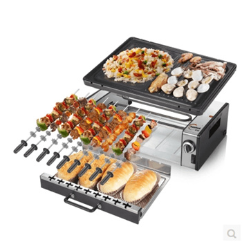 Electric Barbecue Grill Household Smoke-Free Skewers Machine