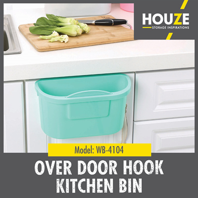 Houzeover Door Hook Kitchen Bin Durable 100 Virgin Pp