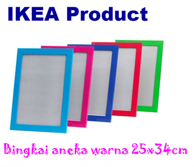 Qoo10 IKEA NYTTJA Bingkai aneka warna 25x34cm 