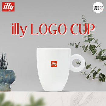 illy Logo Cappuccino Cups