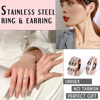 PROMO SET] Diana Pink Diamond Necklace Bracelet Earrings Ring Set - ROSCE  Jewelers