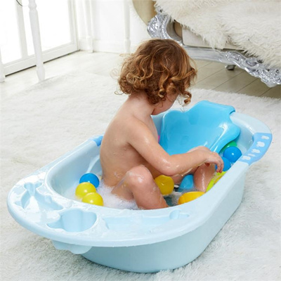 Infant Bathtub Children Bath Basin Newborns Tub Baby Supplies Plastic Kids Tub Shower