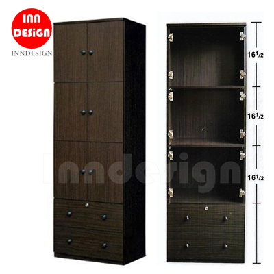 Qoo10 6 Doors With 2 Drawers Storage Cabinet Utility Cabinet