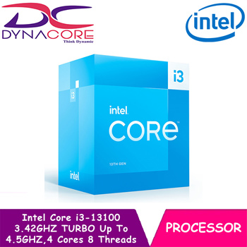 Qoo10 - DYNACORE - Intel Core i3-13100 i3 Processor 3.42GHZ TURBO Up To  4.5GHZ : Computer & Games