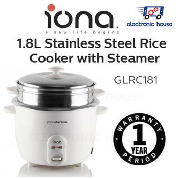 iona stainless steel rice cooker