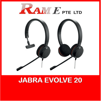 Qoo10 Jabra Evolve 20 Mono Stereo UC Default MS Certified USB A