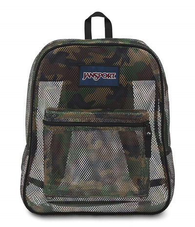 jansport mesh pack backpack