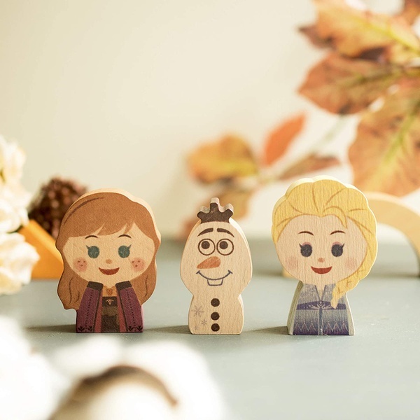 disney frozen wooden blocks