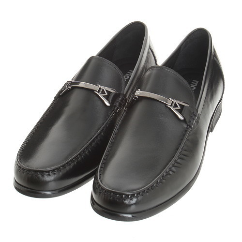 Qoo10 - [Mook] Men' s instep decorative suture loafers 012102 AA Black ...
