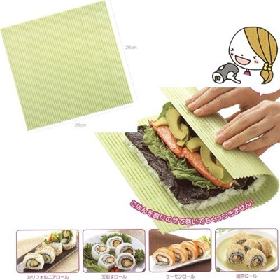 Qoo10 Japanese Plastic Nonstick Surface Sushi Mat Roll Mat