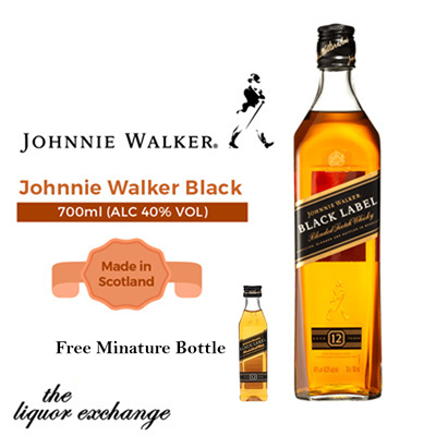Qoo10 - [Johnnie Walker] Black Label 70cl(700ml Bottle