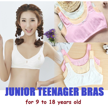 Qoo10 - Junior Training Teenage Young Girls Bras Starter Bras