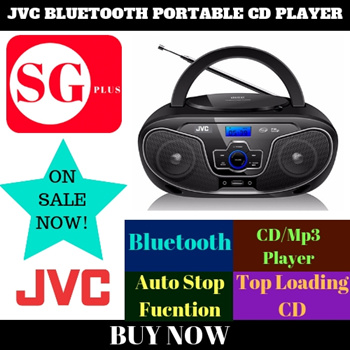 Qoo10 - JVC Bluetooth Portable CD Player RD-N327 : TV/Home Audio