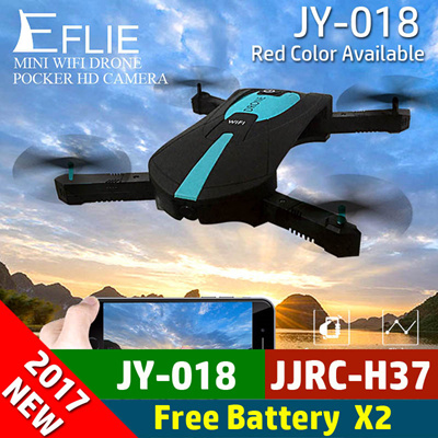 Qoo10 - JY018 JJRC H37 ELFIE RC Drone Foldable Mini RC 
