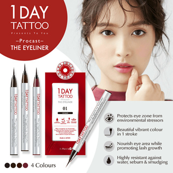 Qoo10 - K-Palette 1-Day Tattoo Procast The Eyeliner : Cosmetics