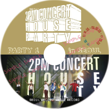 2PM CONCERT HOUSE PARTY in SEOUL DVD+sobrape.com.br