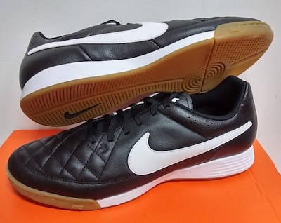 Jual Sepatu Futsal Nike Tiempo Legend Hitam list Putih Oren Grade