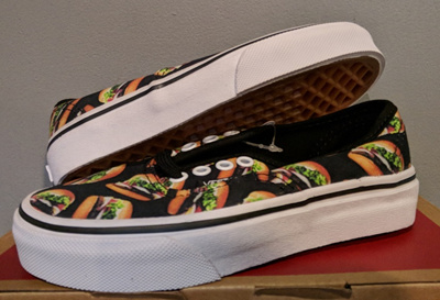 vans hamburger shoes