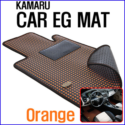 Qoo10 Kamaru Car Eg Mat Orange Pop Cat Mat Car Floor Mat