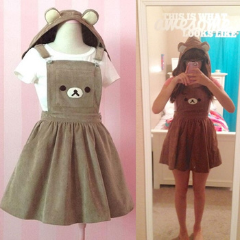 Rilakkuma store overall dress