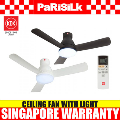 Kdkkdk U48fp Ceiling Fan With Light Dc Motor Remote 120cm Singapore Warranty