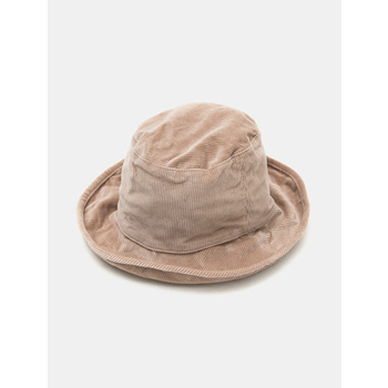 Corduroy Bucket Hat Beige