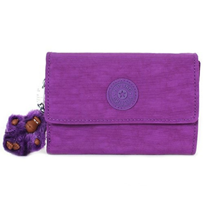 purple kipling purse