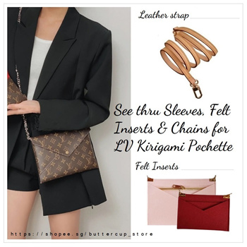 Louis Vuitton, Bags, Louis Vuitton Kirigami Pochette Monogram Envelope  Crossbody Strap Felt Insert