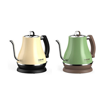 Electric kettle for pour over outlet coffee