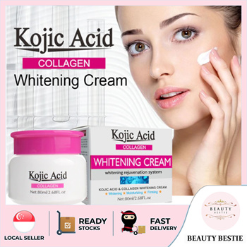 Qoo10 - *KOJIC ACID COLLAGEN* WHITENING FACE CREAM (80ML) : Skin Care
