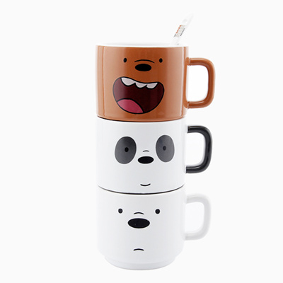 Qoo10 Korean Goods Cartoon Network We Bare Bears Mug  Cup 