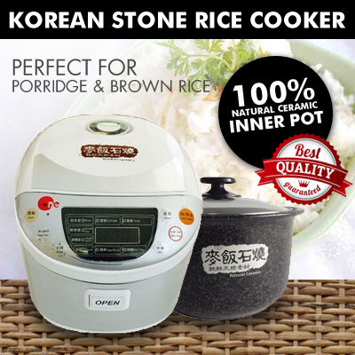 Qoo10 - ★ Korean Stone Rice Cooker ★ Ceramic Inner Pot ★ Local Seller