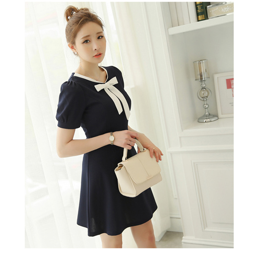 ribbon dress korea